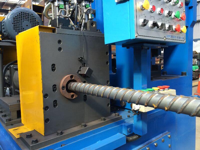 Chamfering Ends of Thread Cage BMS Steel Reinforcement Coupler